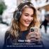 UGREEN HiTune Max5c Bluetooth Headphones Over Ear with Adaptive Active Noise Cancellation, BT 5.4, Spatial Sound, Hi-Res Sound, EQ in App, 75h Battery, Comfortable Hold, Dual Connection - Black